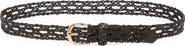 Madewell Open Weave Wide Leather Belt