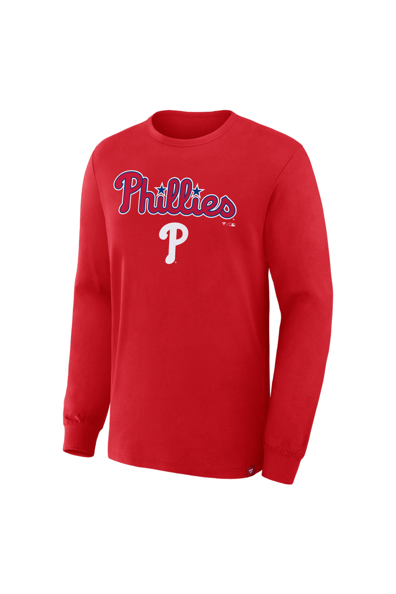 Men's Fanatics Red Philadelphia Phillies Lock-Up Legacy Long Sleeve T-Shirt, Alternate, color, Red