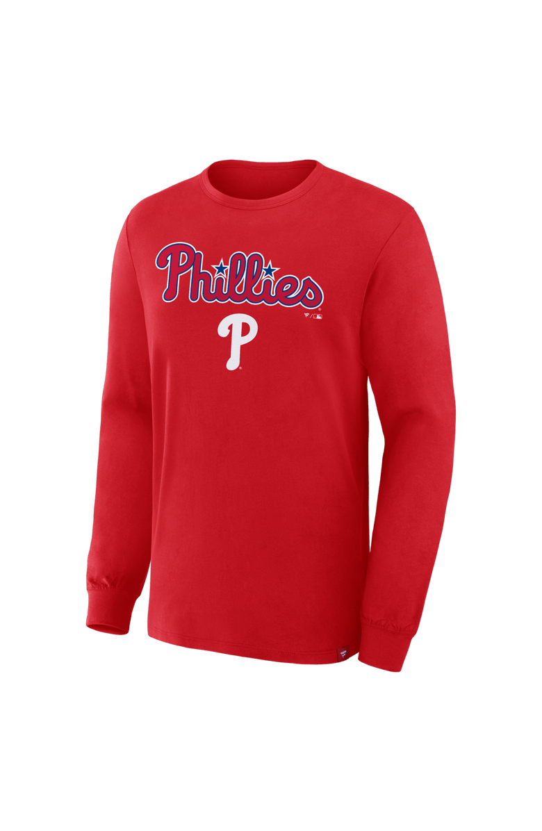 FANATICS Men's Fanatics Red Philadelphia Phillies Lock-Up Legacy Long Sleeve T-Shirt, Alternate, color, Red