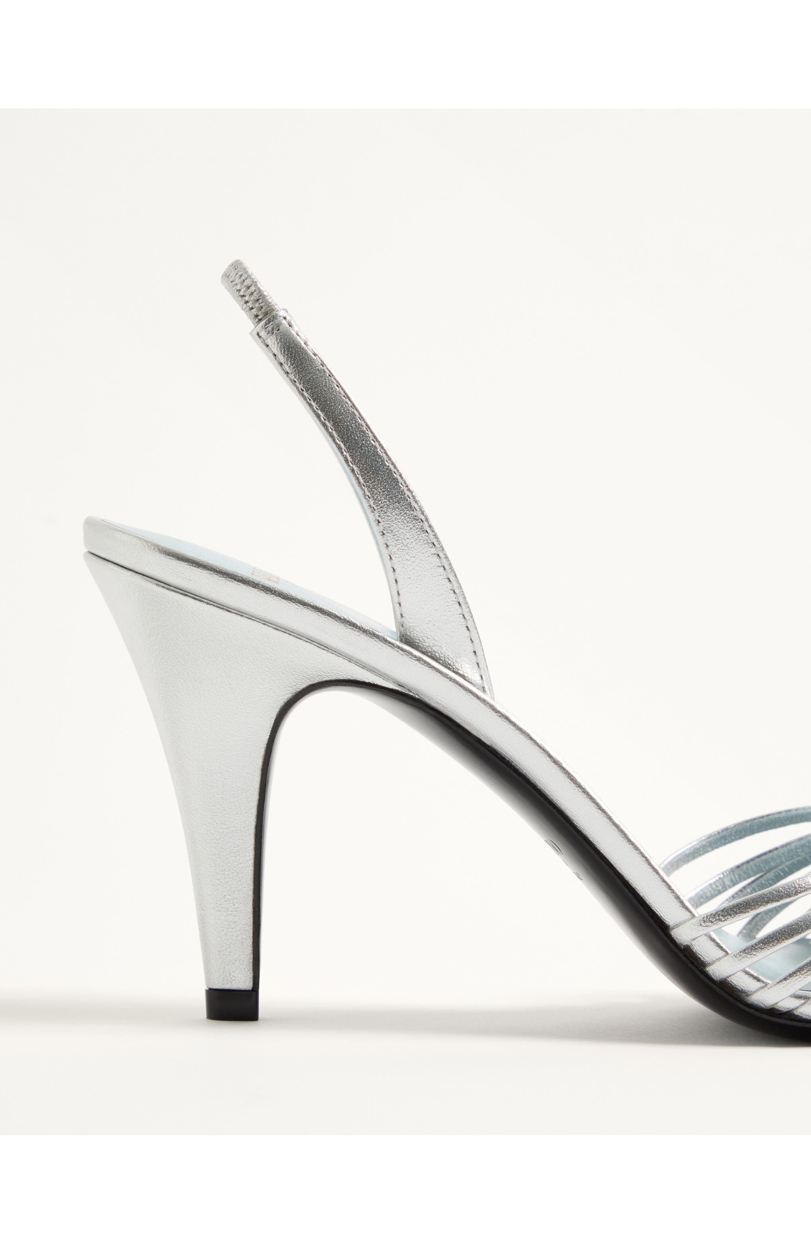 Valentino Garavani Royal Slingback Sandal, Alternate, color, Silver