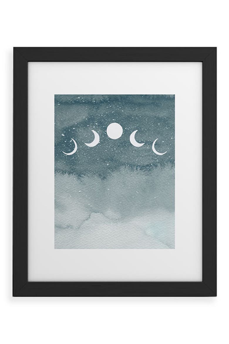 Cosmos Framed Wall Art, Main, color, BLACK FRAME 8X10