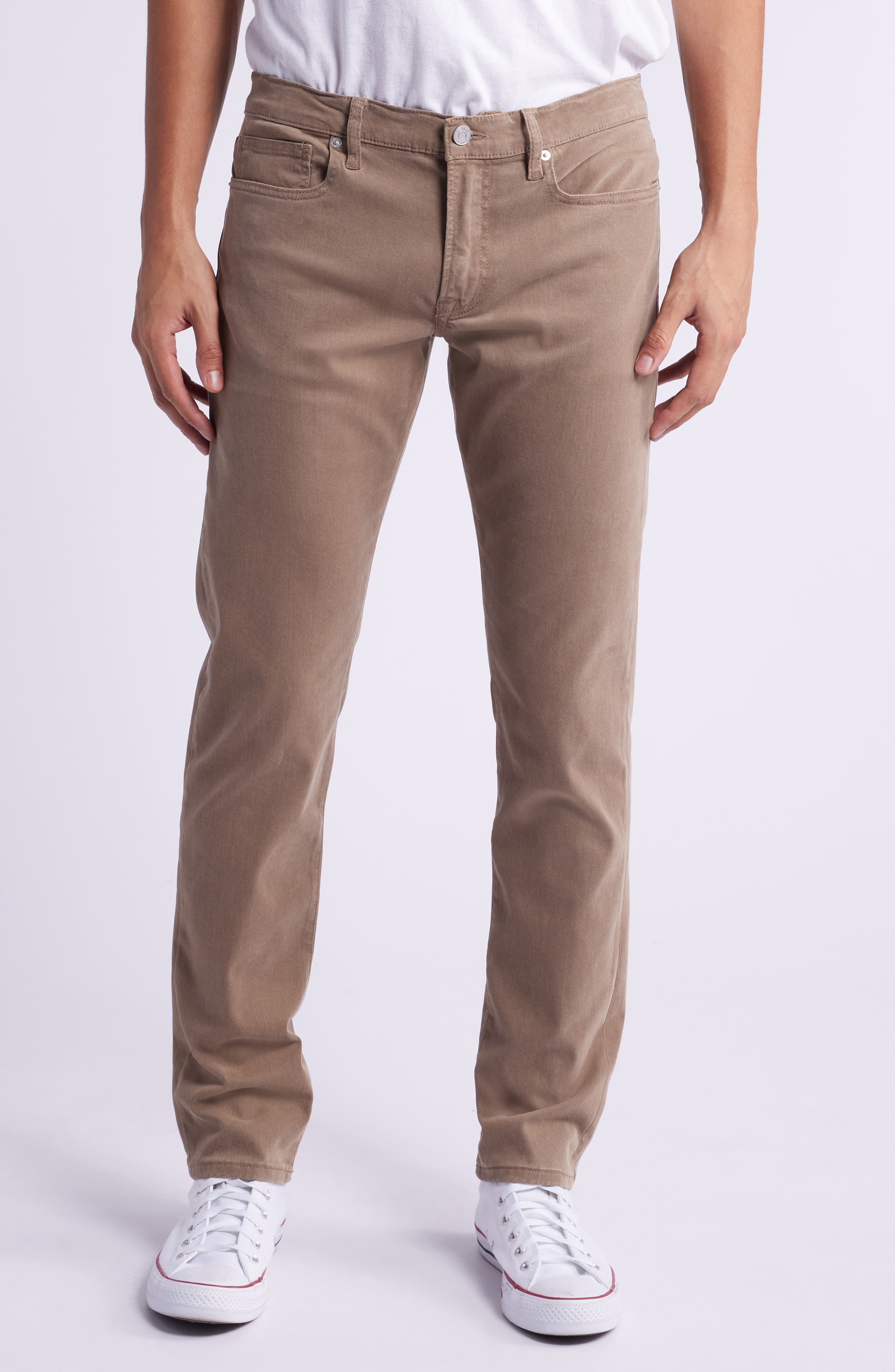 FRAME L'Homme Slim Fit Five-Pocket Twill Pants