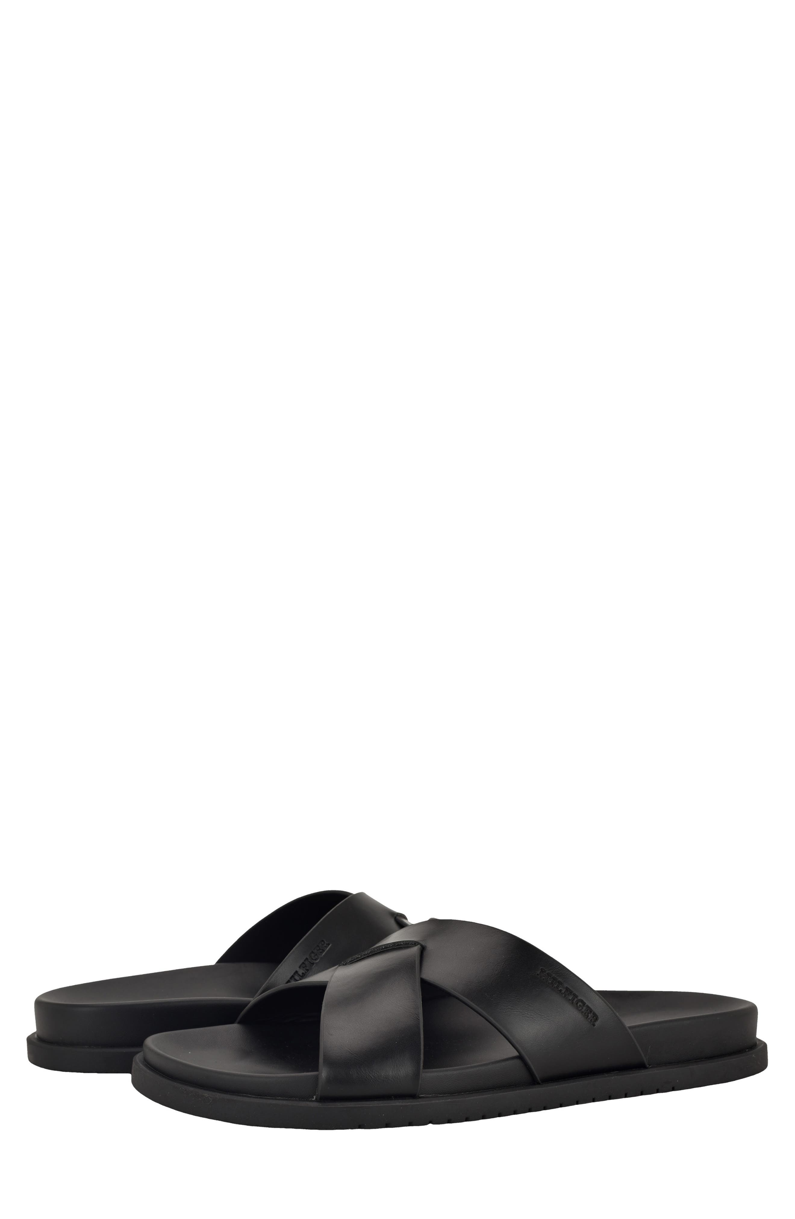 Tommy Hilfiger Blick Slide Sandal, Alternate, color, Black