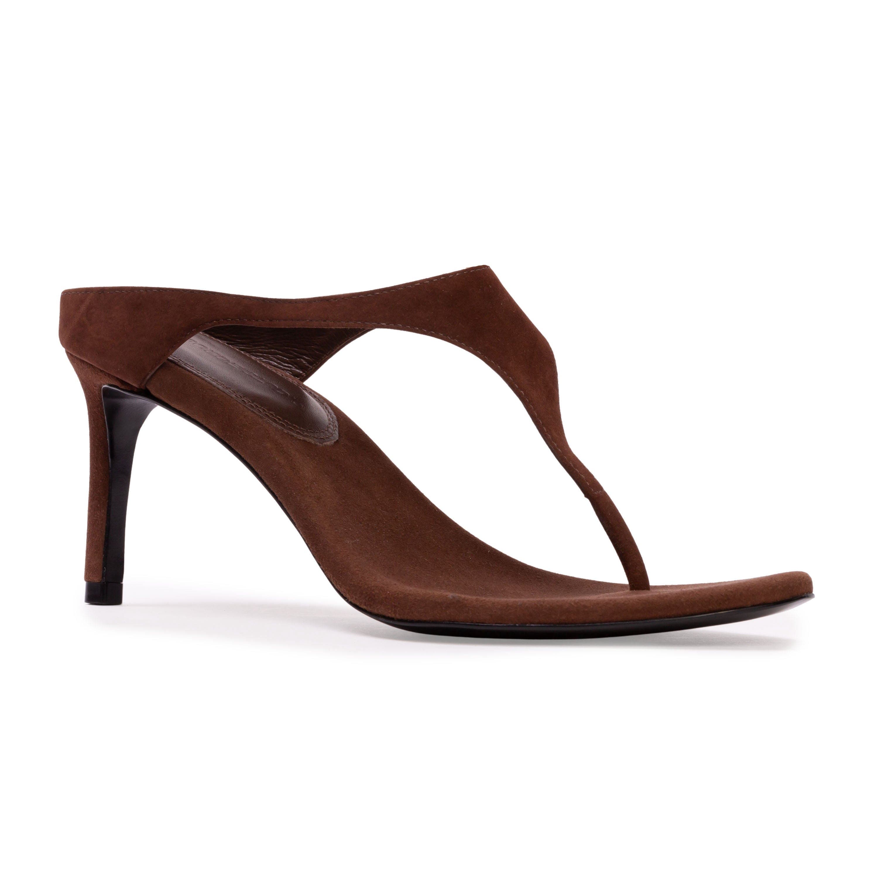 BLACK SUEDE STUDIO Laurel 65 Suede Mule, Alternate, color, Brownie Suede