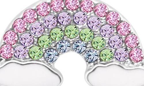 Chanteur Kids' Rainbow Cubic Zirconia Stud Earrings