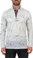 Maceoo Anima Long Sleeve Knit Polo