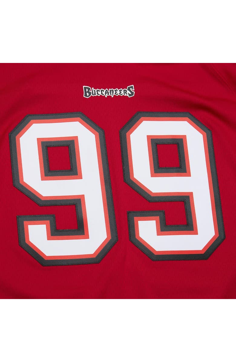 Mitchell & Ness Men's Mitchell & Ness Warren Sapp Red Tampa Bay Buccaneers 2002 Legacy Replica Jersey, Alternate, color, Red