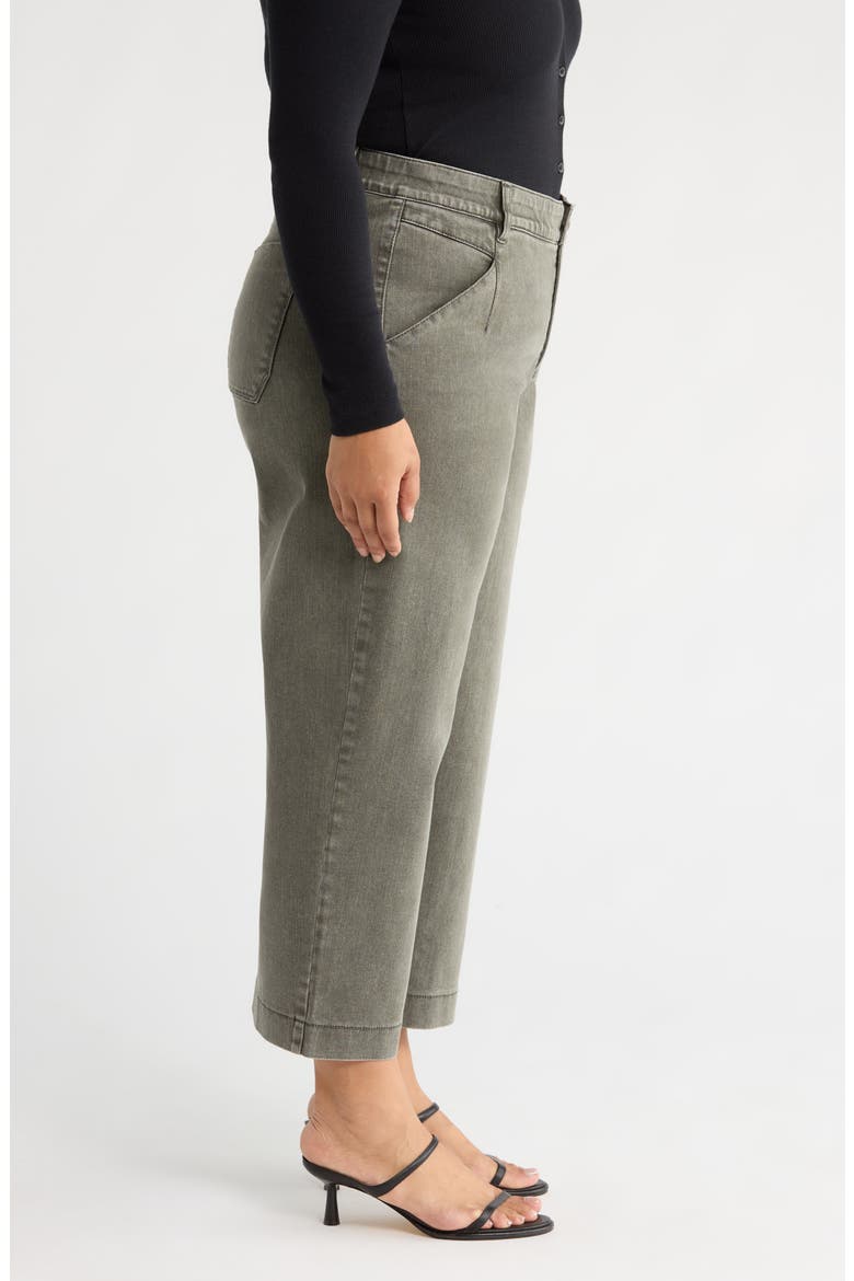Wyatt Skyrise High Waist Ankle Wide Leg Jeans, Alternate, color, WASHED THYME