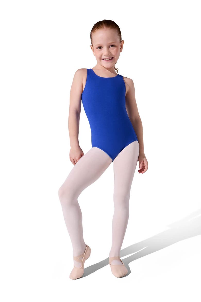 High-Neck Tank Leotard, Alternate, color, Dark Blue