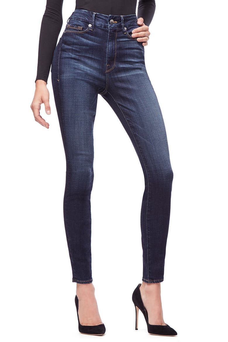 Good Legs High Waist Skinny Jeans, Main, color, BLUE 183
