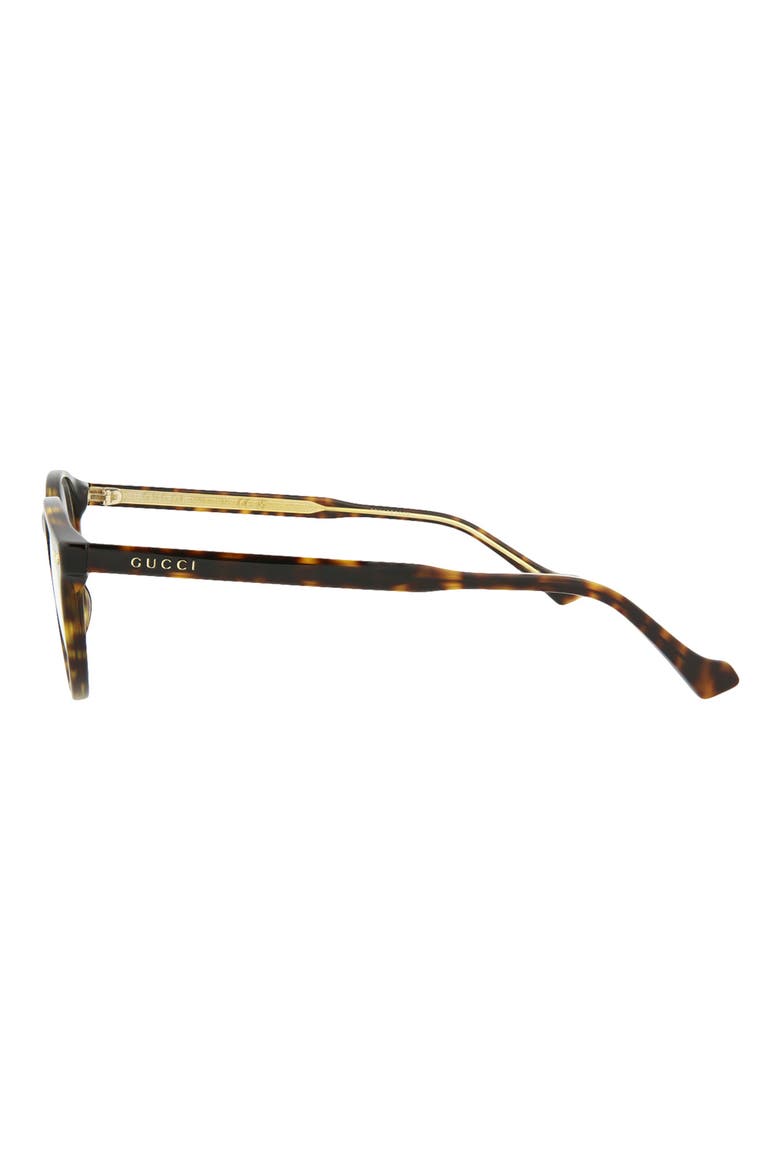 48mm Round Optical Glasses, Alternate, color, HAVANA HAVANA TRANSPARENT