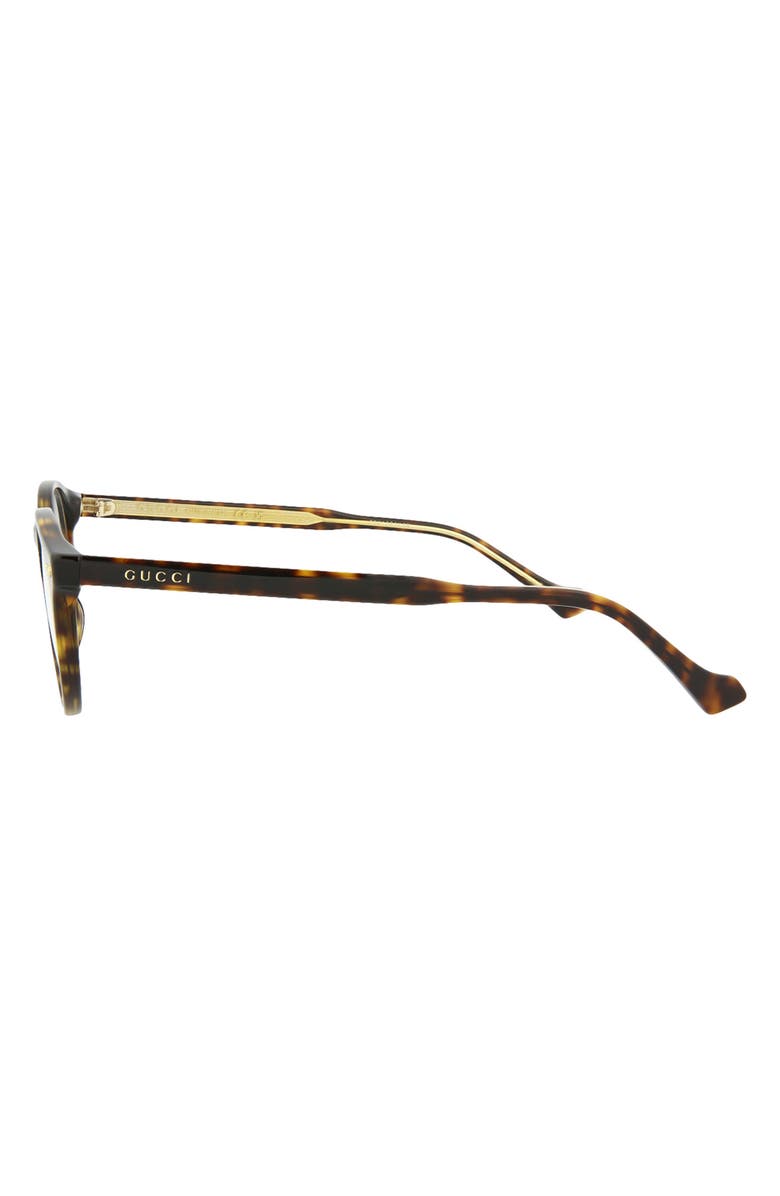 Gucci 48mm Round Optical Glasses, Alternate, color, 
