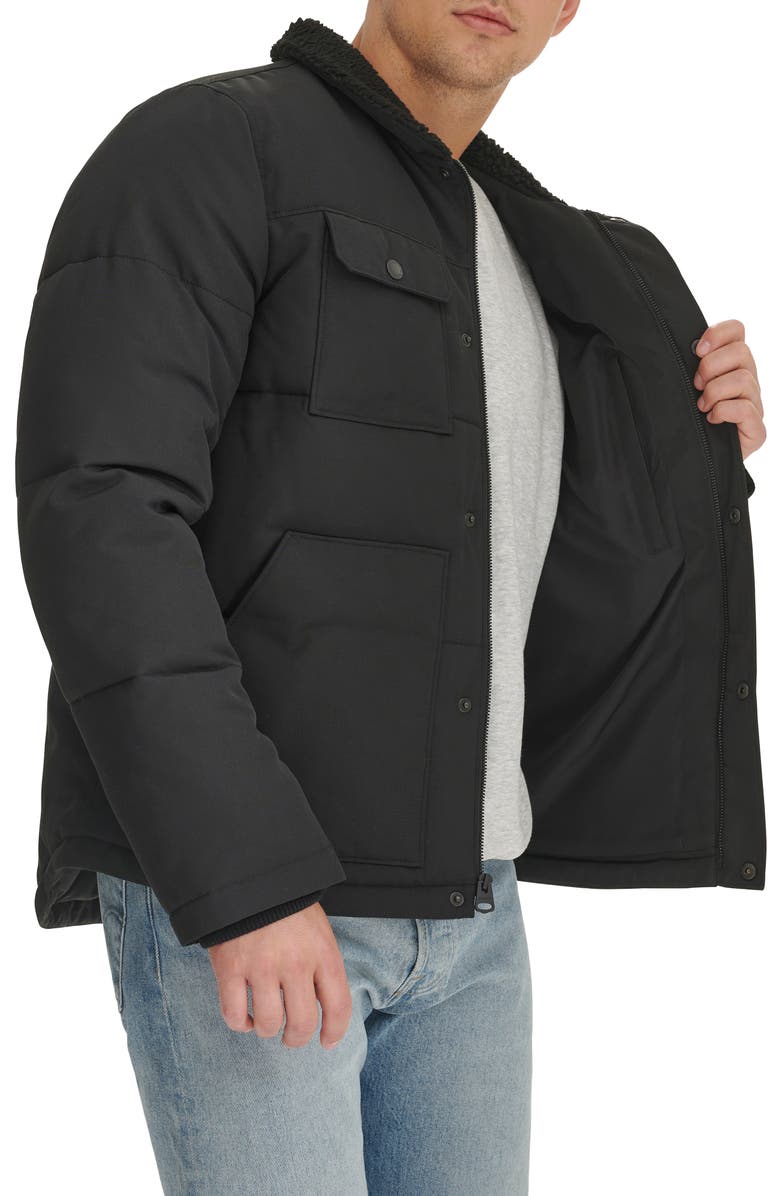 Levi's Woodsman High Pile Fleece Puffer Jacket, Alternate, color,