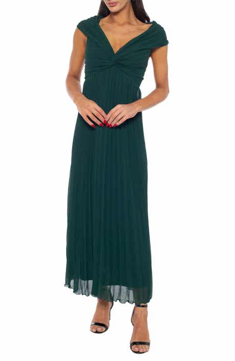 Chiffon Front Knot Gown