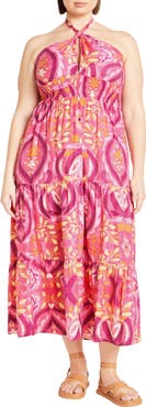 City Chic Dallas Halter Dress