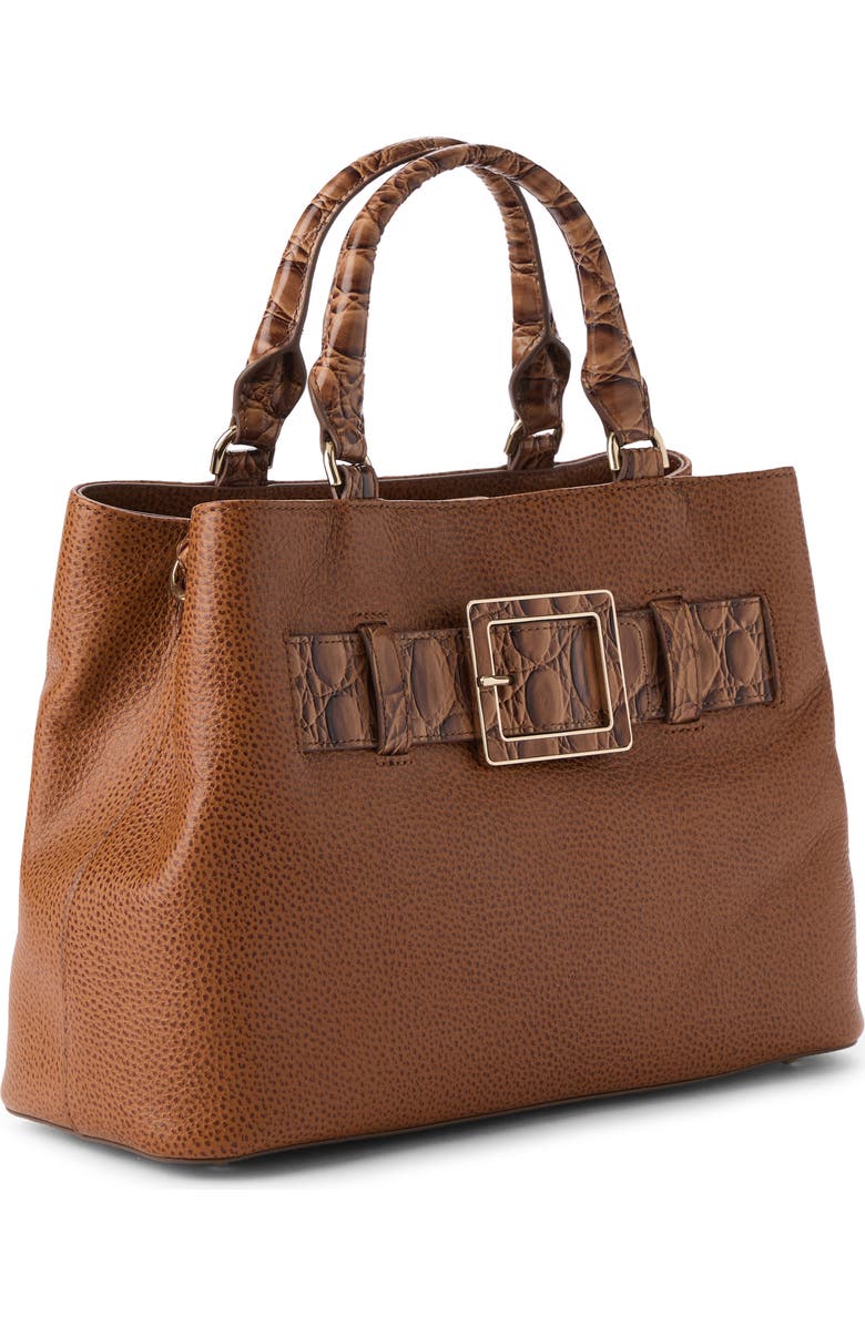 Brahmin Small Denise Leather Satchel, Alternate, color,