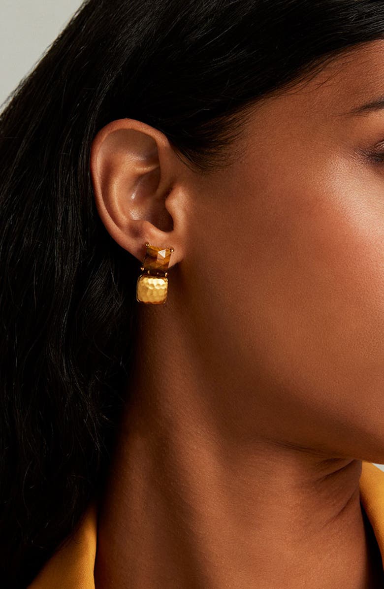 Dean Davidson Nomad Drop Earrings, Alternate, color, Gold/ Tigers Eye