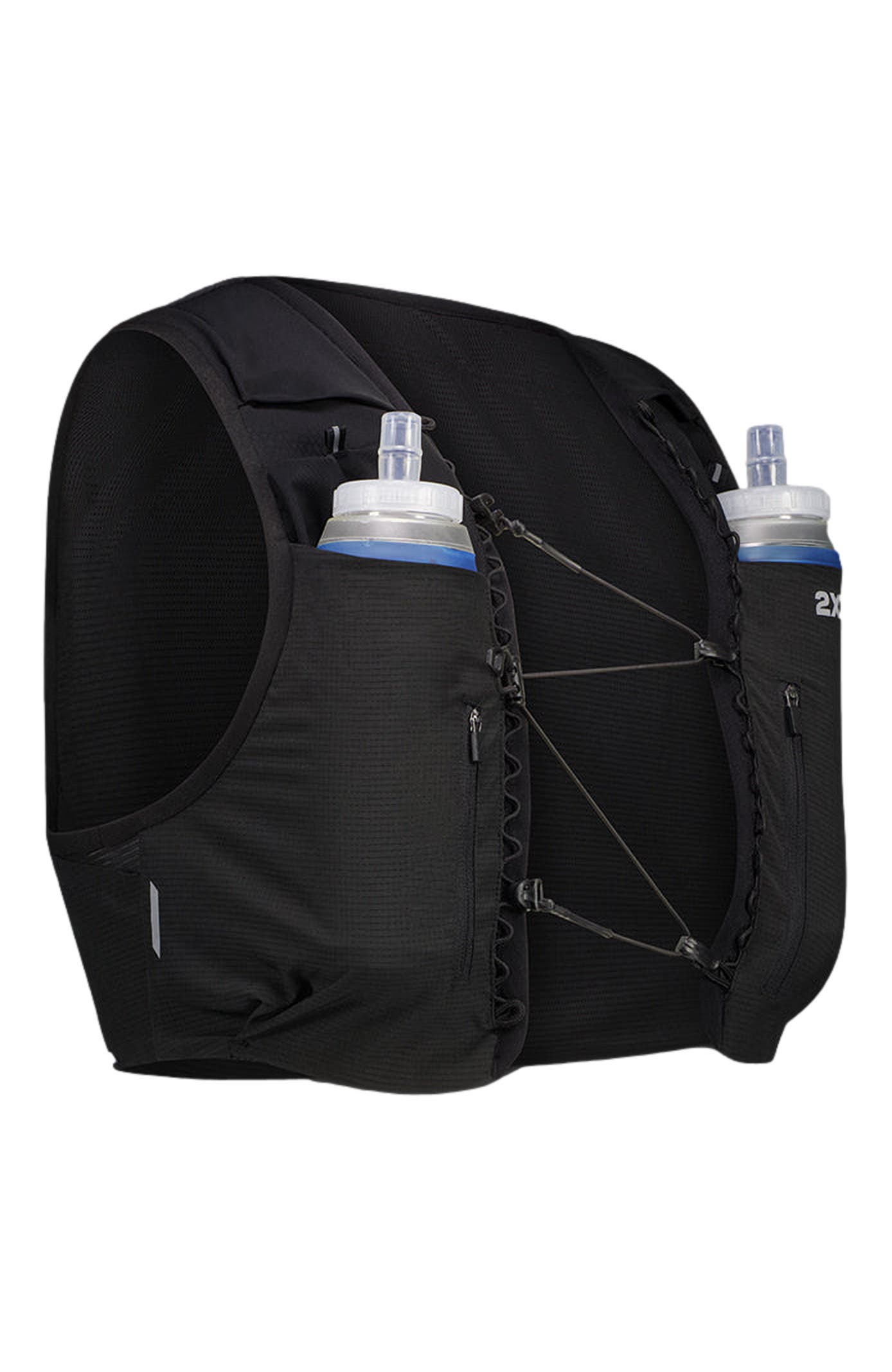 2XU Run Hydration Vest, Alternate, color, Black/Silver Reflective