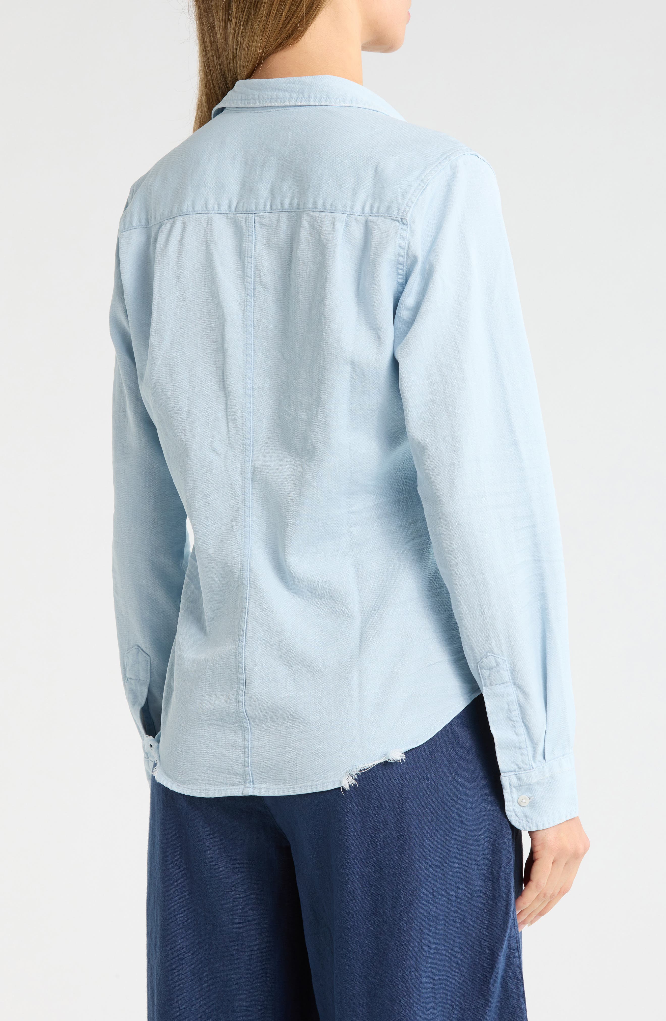 Chambray Button Up Shirt - image 2
