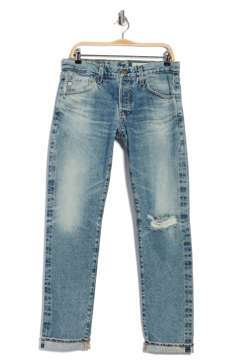 AG Tellis Slim Fit Jeans, Alternate, color, 14 Years Orrery Destructed