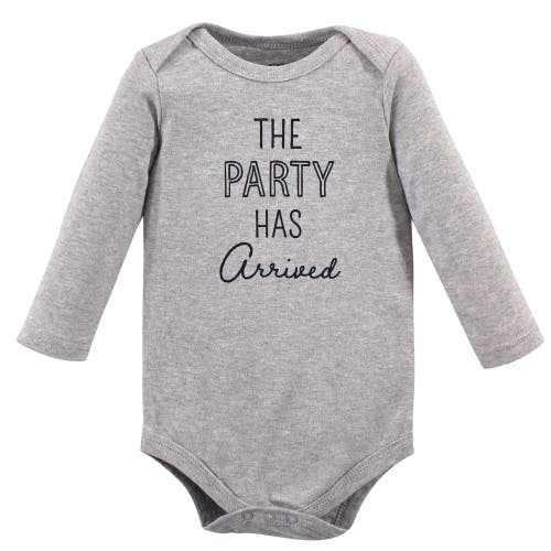 Hudson Baby Five-piece Collection Of Long-sleeve Cotton Bodysuits In Multi