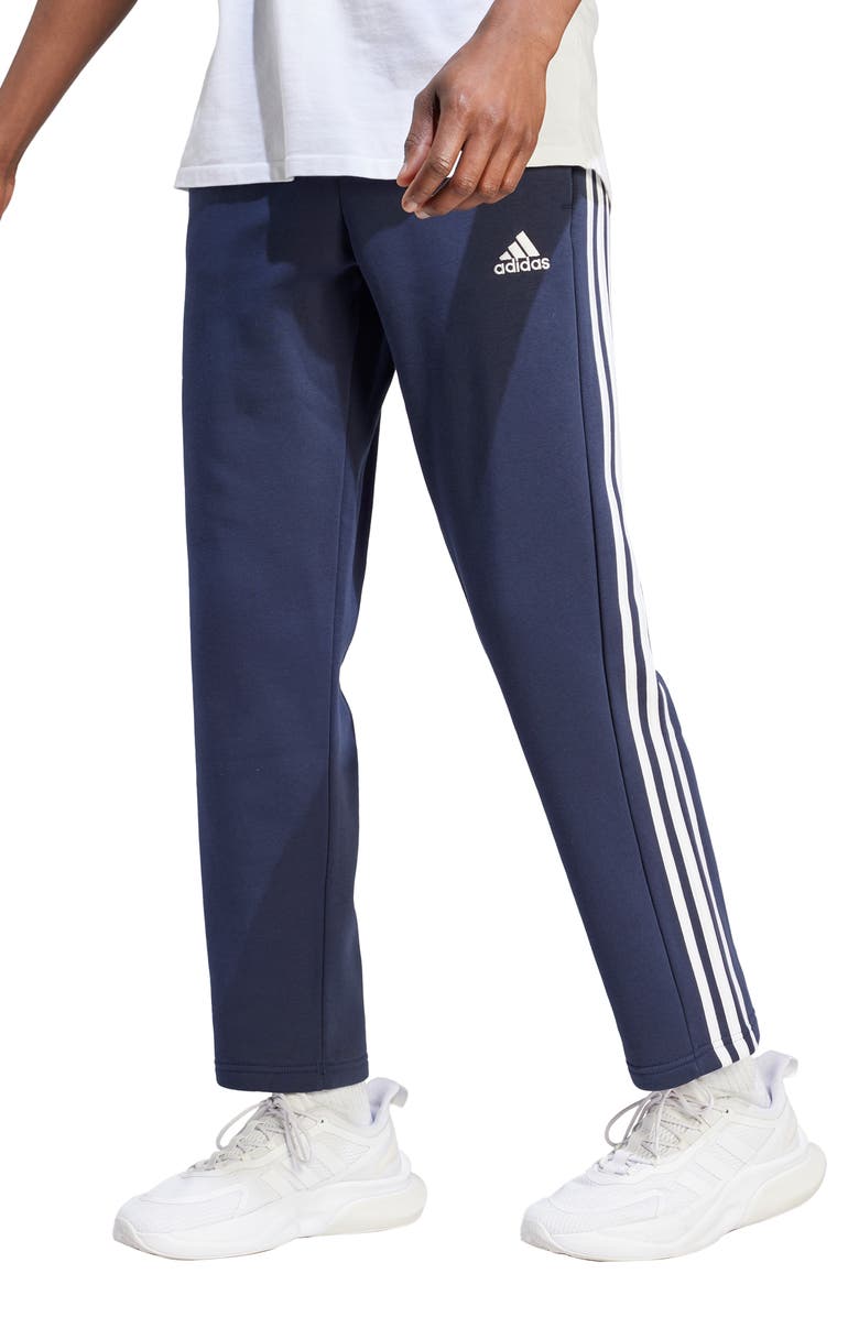 adidas Essentials 3-Stripes Fleece Pants, Main, color,