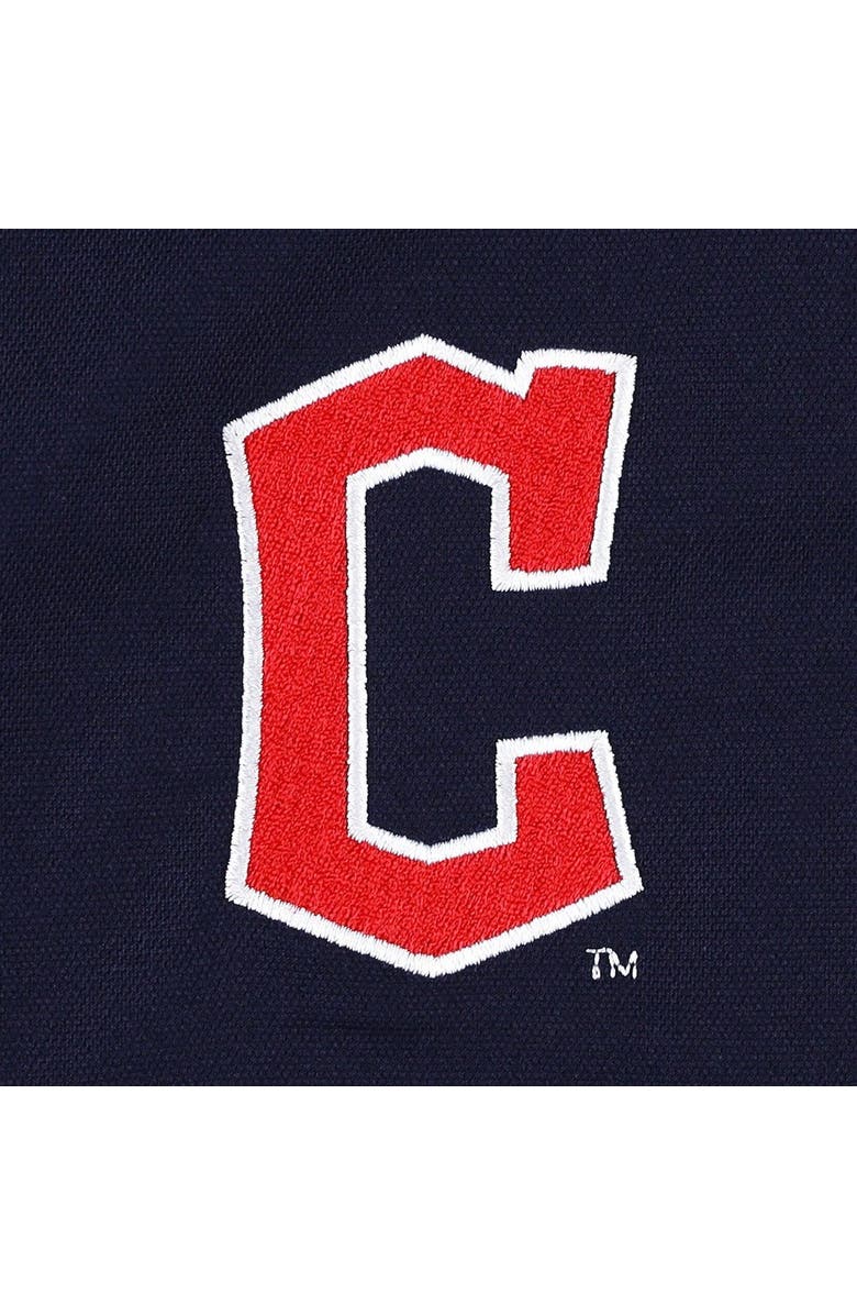 DUNBROOKE Men's Dunbrooke Navy Cleveland Guardians Journey Tri-Blend Full-Zip Jacket, Alternate, color, 