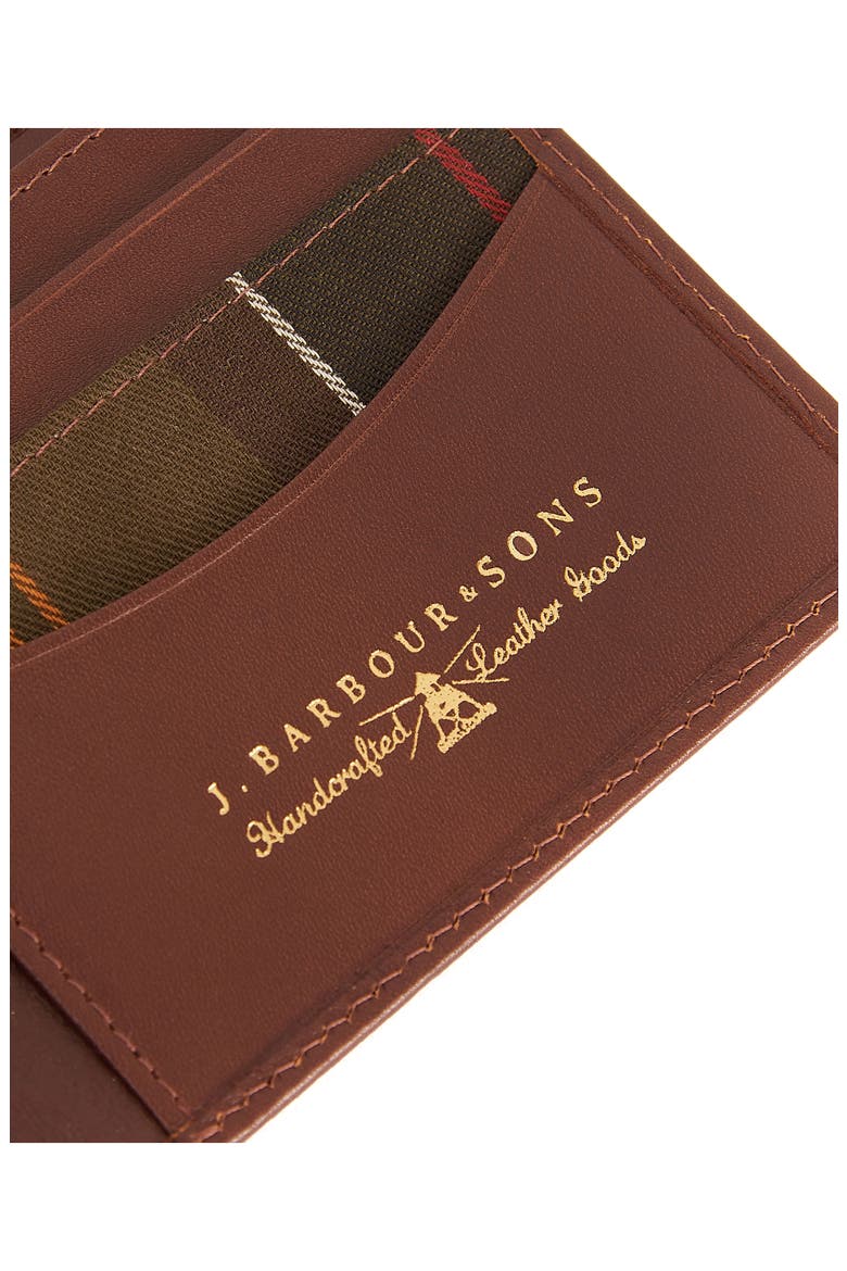 Colwell Leather Bifold Wallet, Alternate, color, BROWN CLASSIC TARTAN