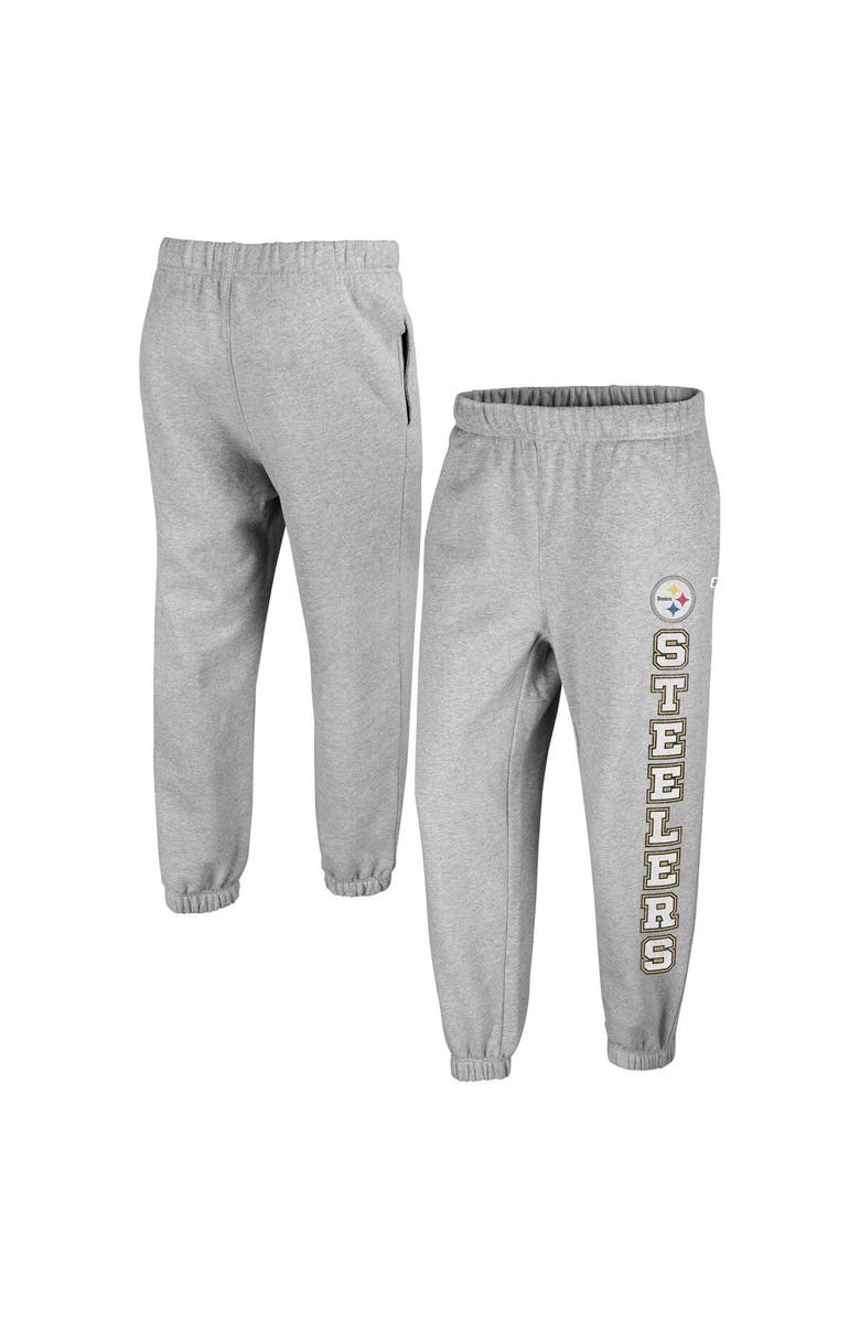 '47 Women's '47 Gray Pittsburgh Steelers Double Pro Harper Jogger Sweatpants, Alternate, color, Heather Gray