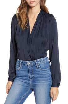 PAIGE Sevilla Surplice Bodysuit