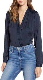 PAIGE Sevilla Surplice Bodysuit