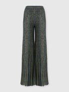 Missoni Ribbed Palazzo Trousers With Sequins