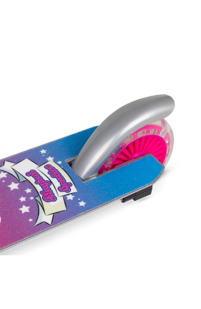 Ozbozz Flashing Scooter Unicorn Sparkles Lightup Wheels, Alternate, color, Multicolored