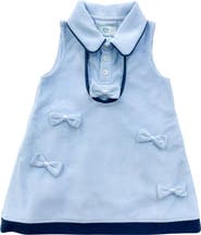 Petite Maison Kids Terry Baby Blue Dress