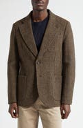 Noah Harris Tweed Wool Sack Jacket
