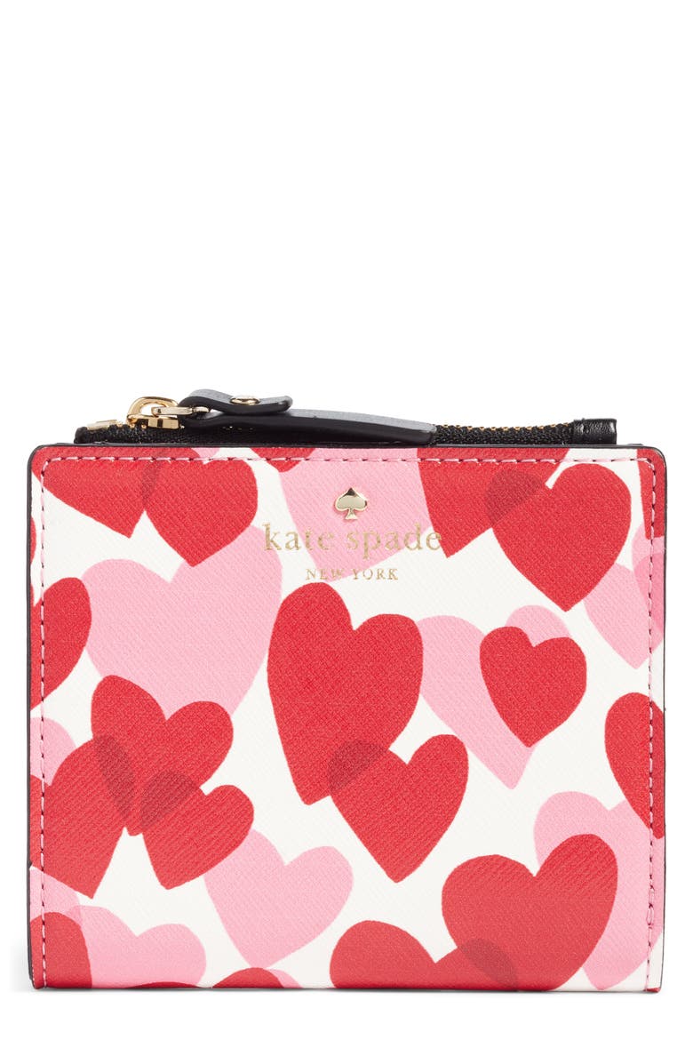 yours truly adalyn faux leather wallet, Main, color, HEART PARTY