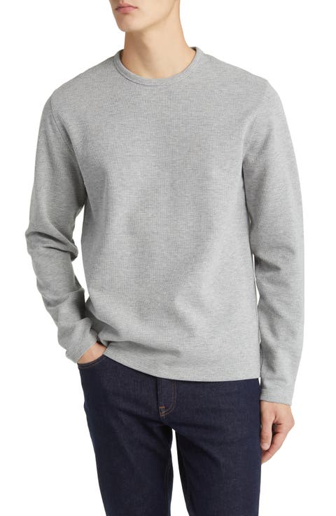 Cotton Blend Waffle Knit Top