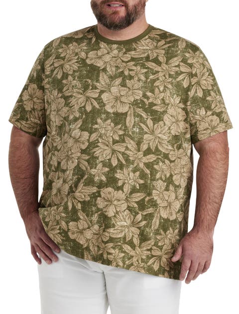 Big & Tall Floral Print T-Shirt