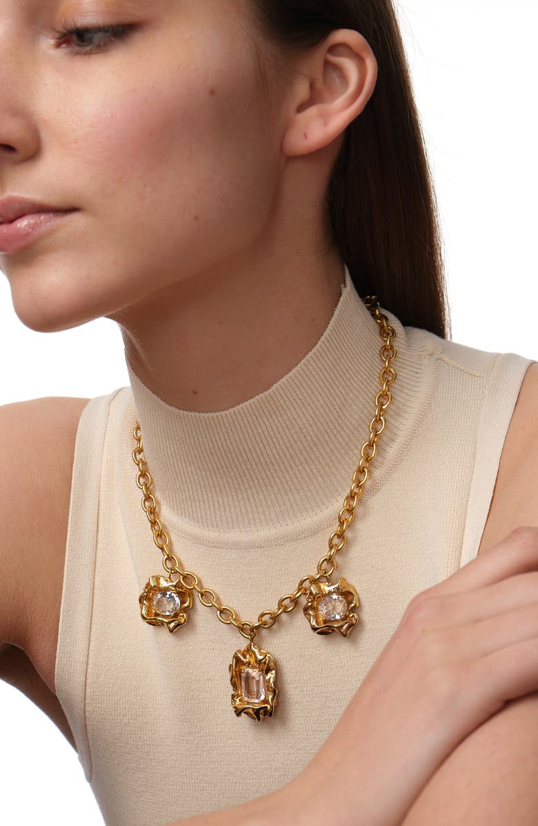 Sterling King Lolita Charm Necklace, Alternate, color, 