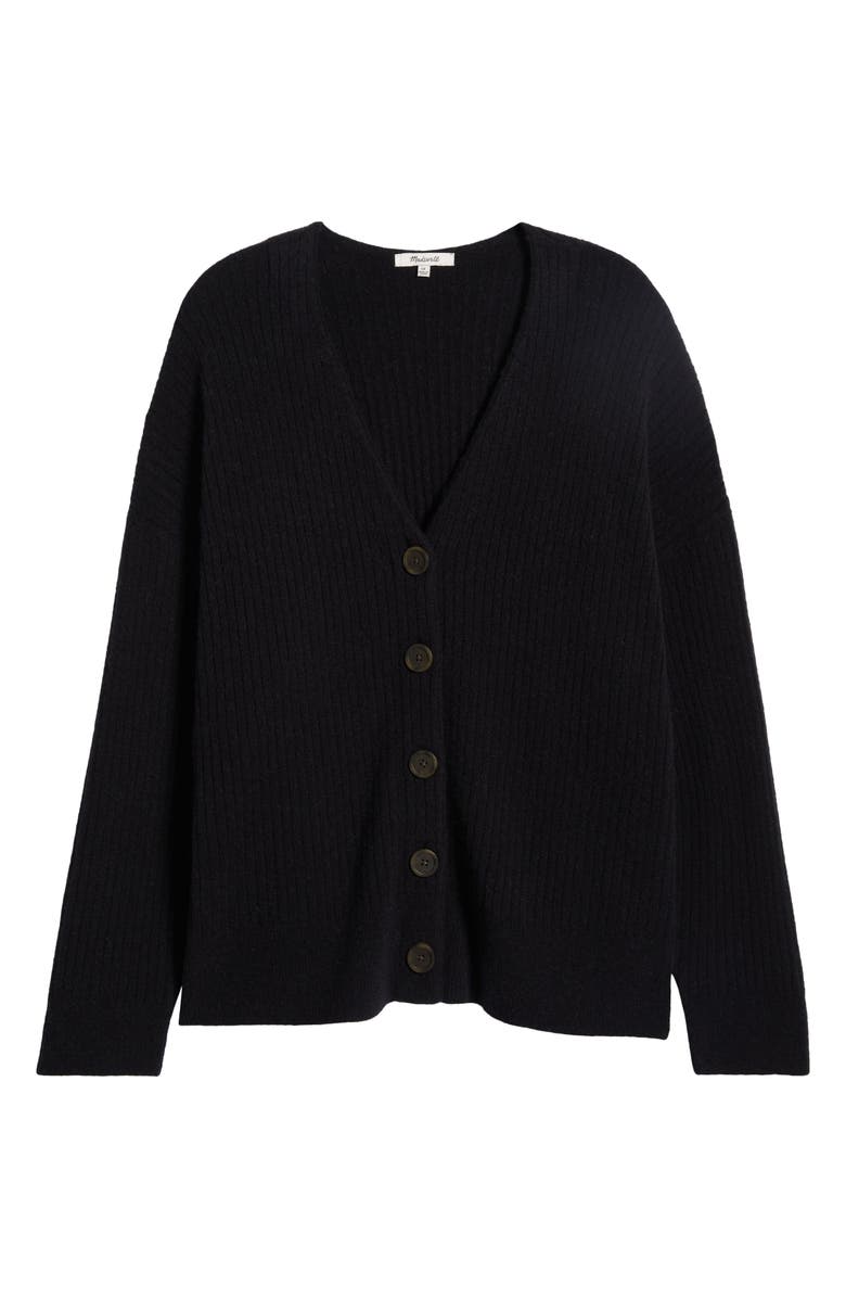 Madewell Cameron Rib Coziest Yarn Cardigan Sweater, Alternate, color,