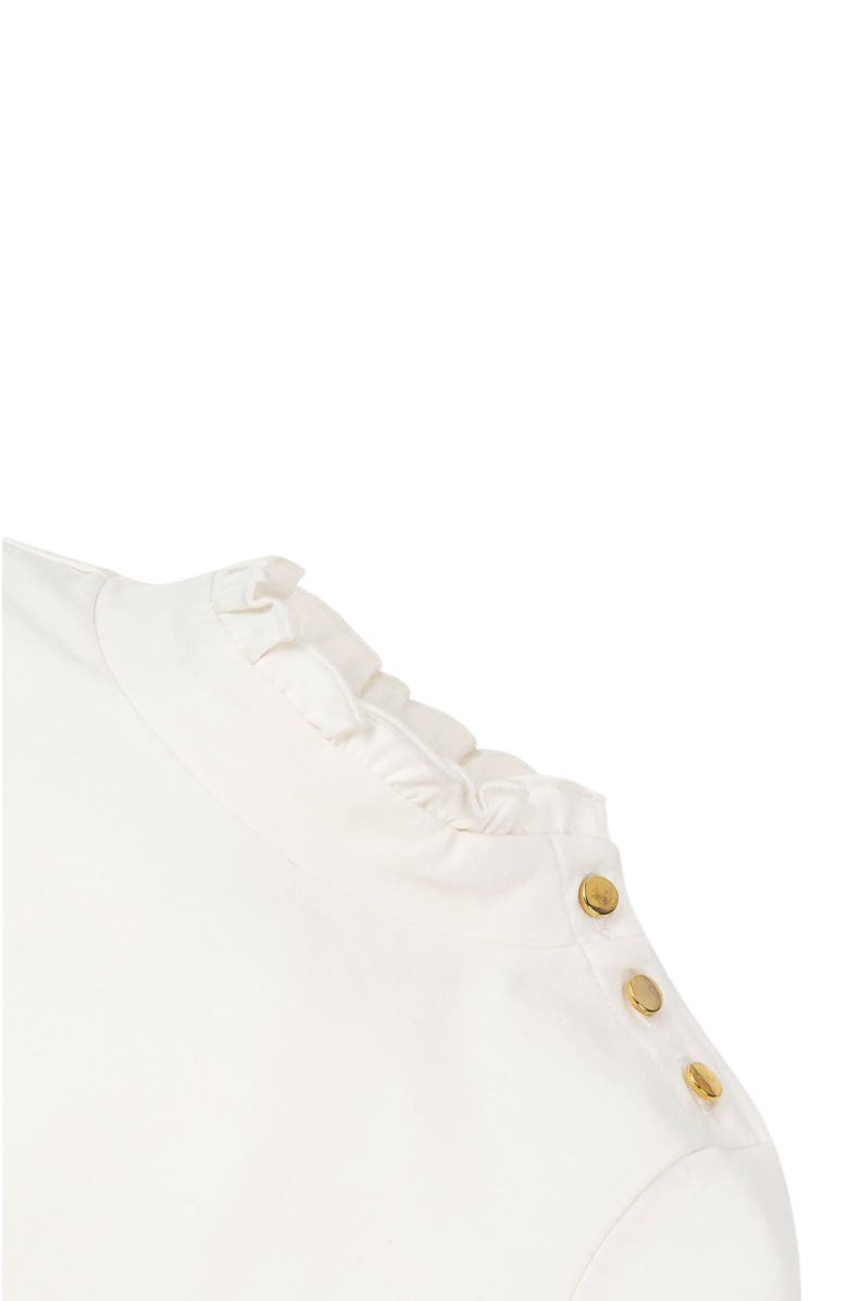 Hope & Henry Baby Girls' Organic Mock Neck Knit Top, Infant, Alternate, color, 