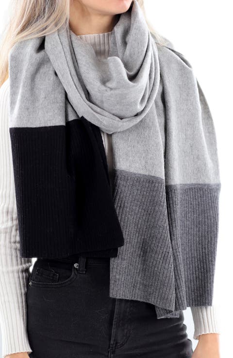 Cashmere Three-Tone Scarf