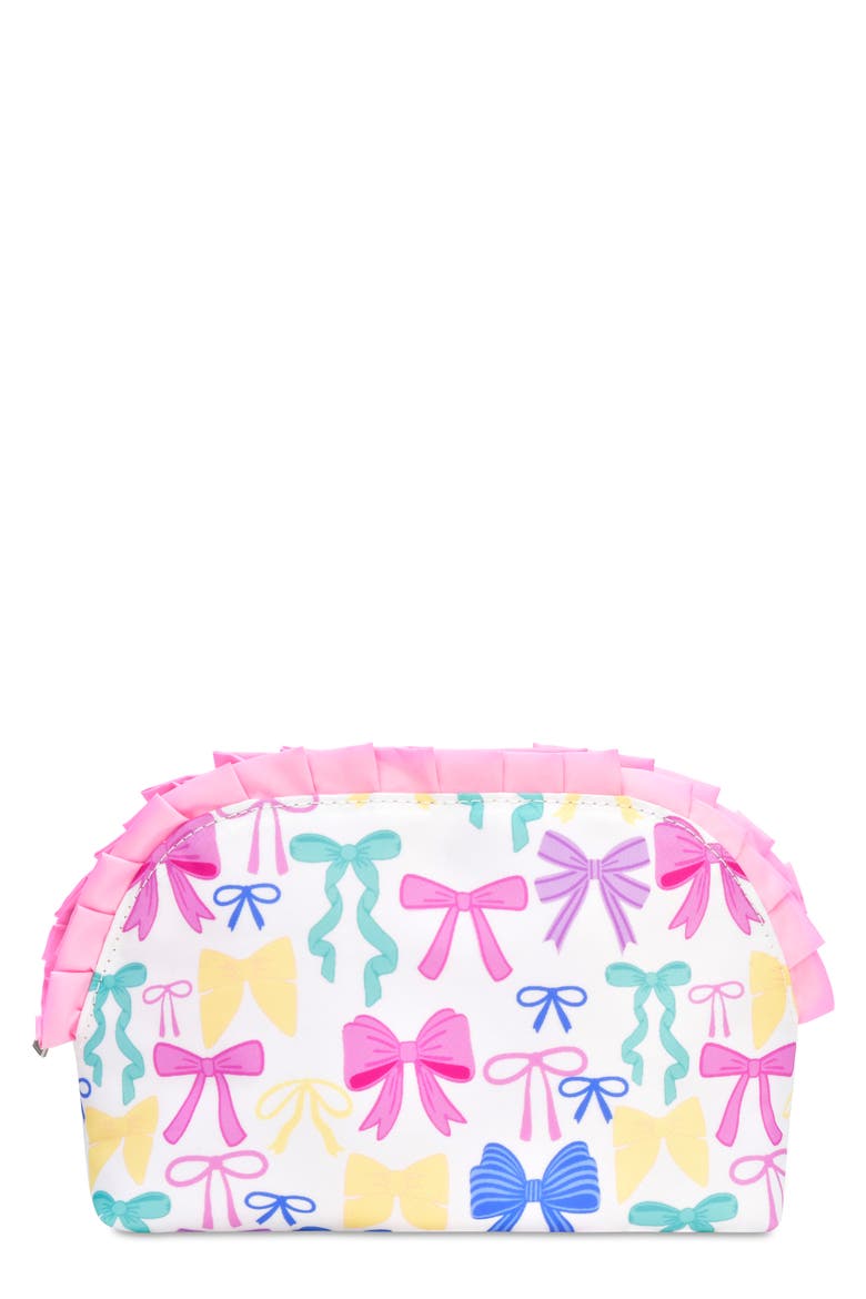 Kids' Pretty Bows Cosmetics Bag, Main, color, MULTI PINK