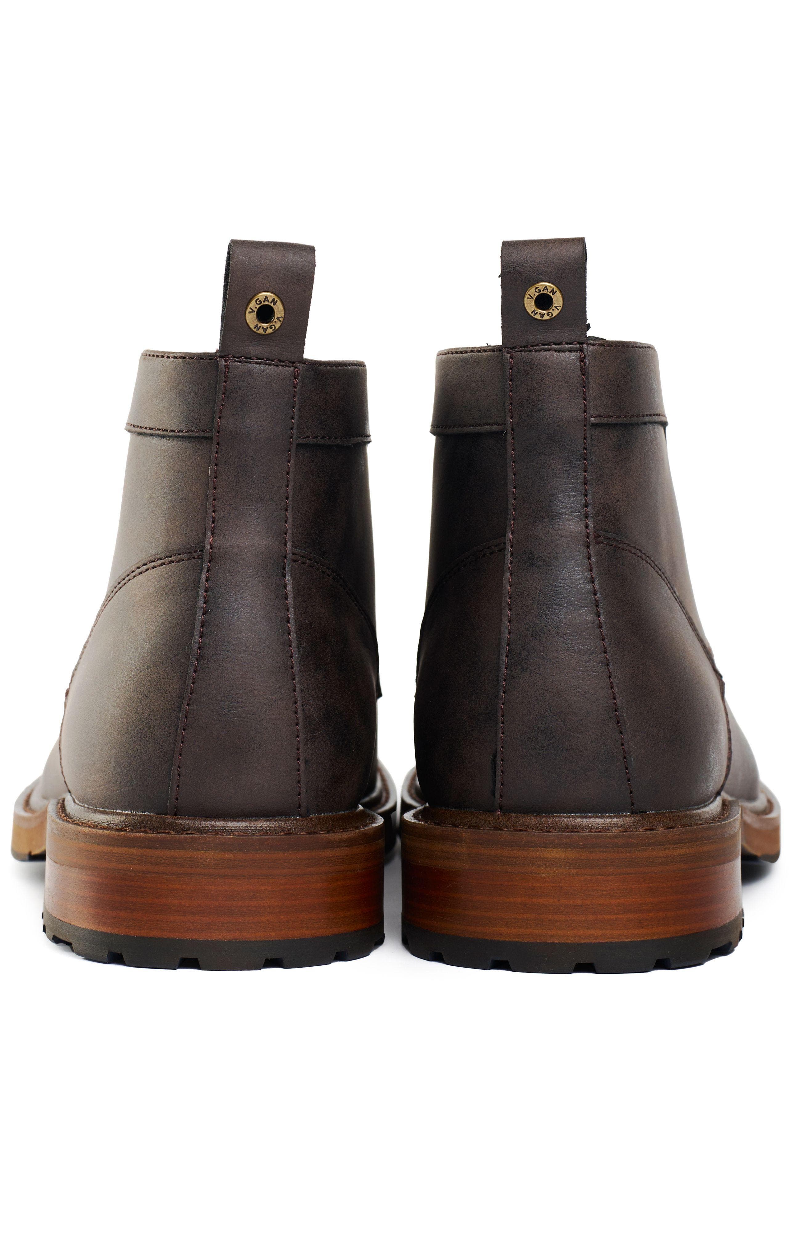 V.GAN LONDON Vegan Aspar Chukka Boots, Alternate, color, Brown