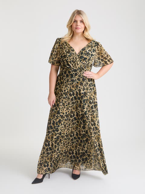Isabelle Short  Sleeve Maxi Dress
