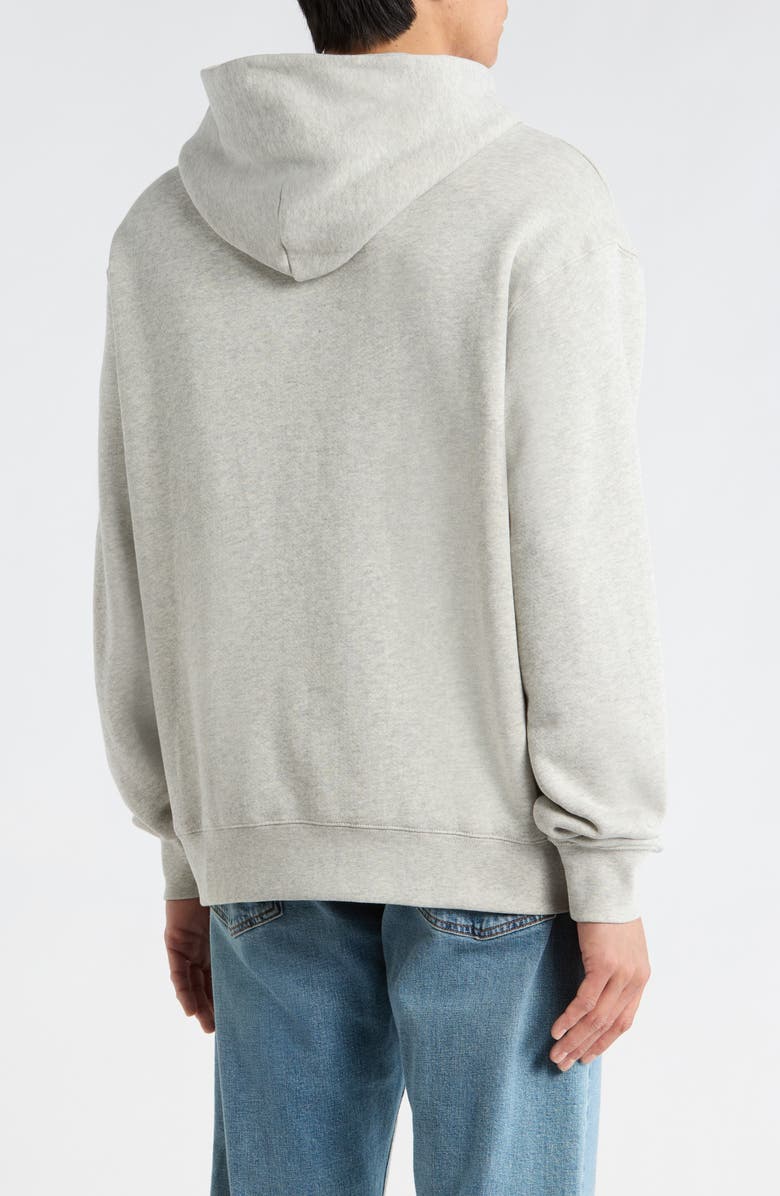 Museum of Peace & Quiet Seventies Logo Cotton Graphic Hoodie, Alternate, color, Ash