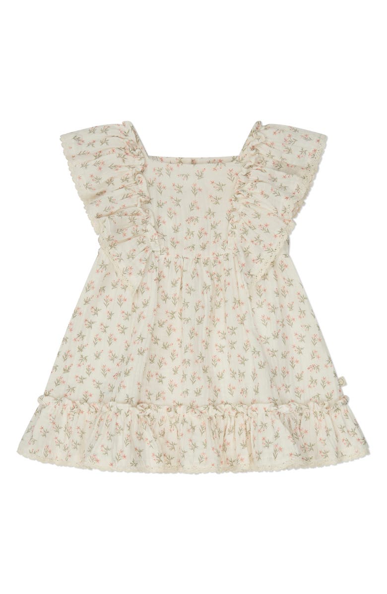 MORI Ruffle Organic Cotton Gauze Dress & Bloomers, Alternate, color,