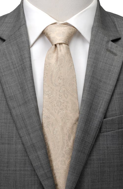 Cufflinks, Inc . Paisley Silk Tie In Tan