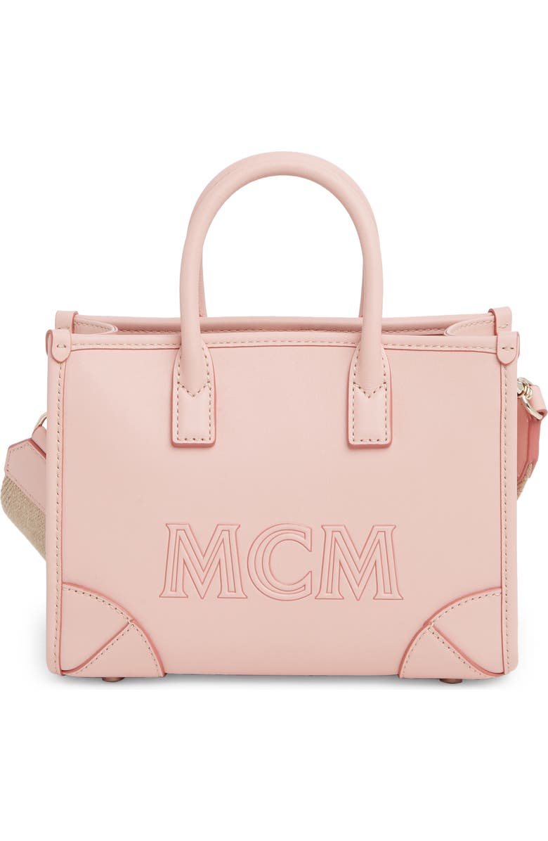 MCM Munchen Mini Tote Handbag, Main, color,