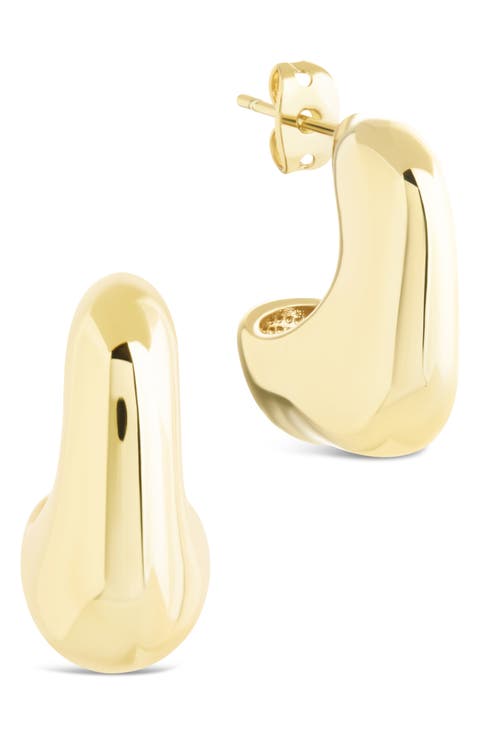 Demi Chunky Molten Hoop Earrings
